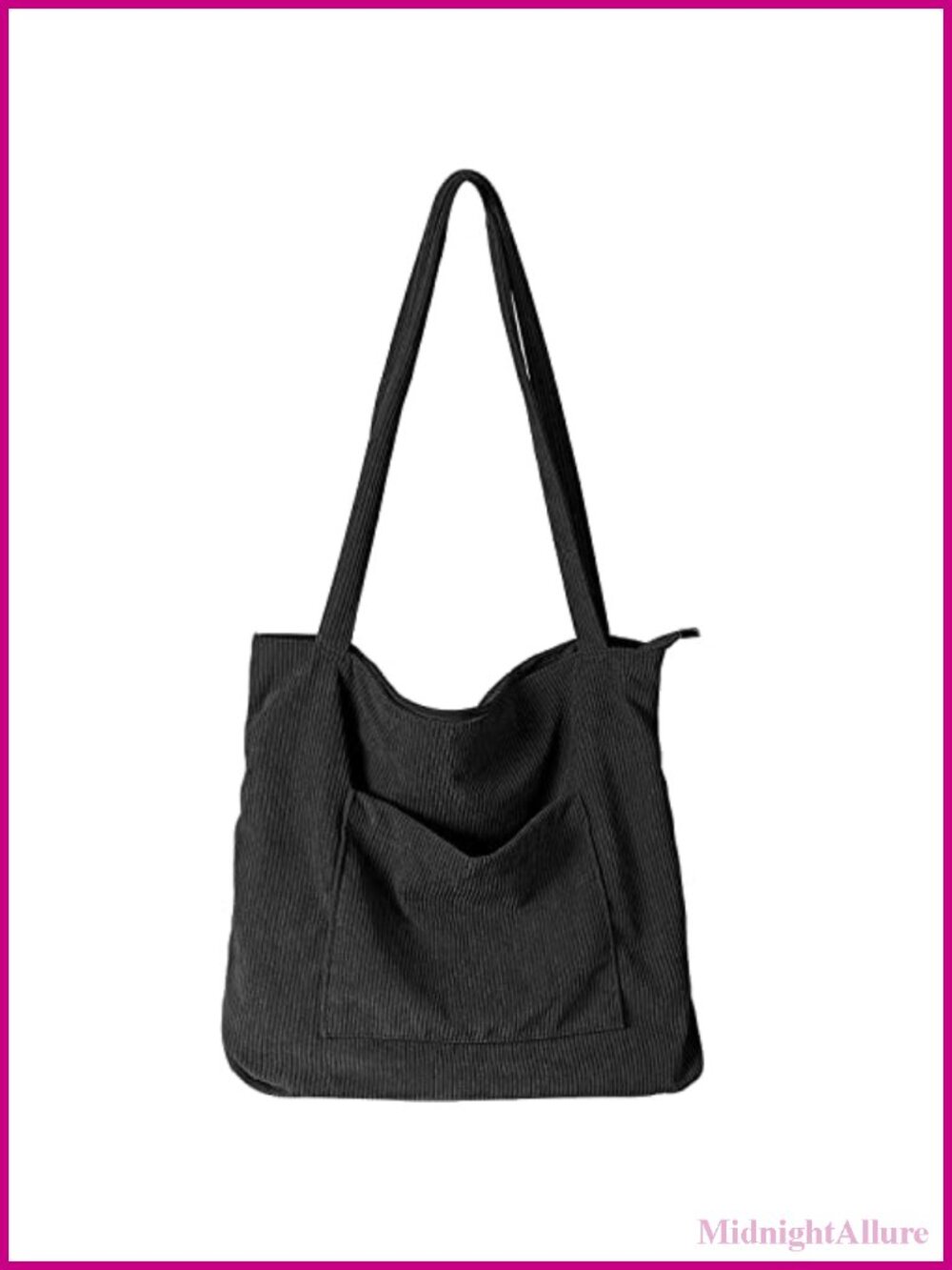 Corduroy Tote Bag Large Shoulder Hobo Handbag Casual